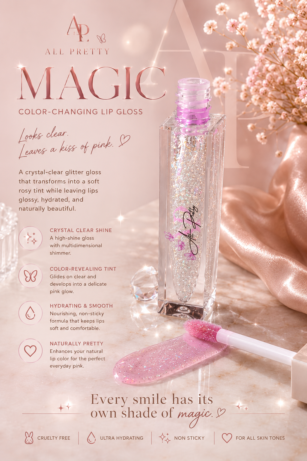Magic Color-Changing Lip Gloss
