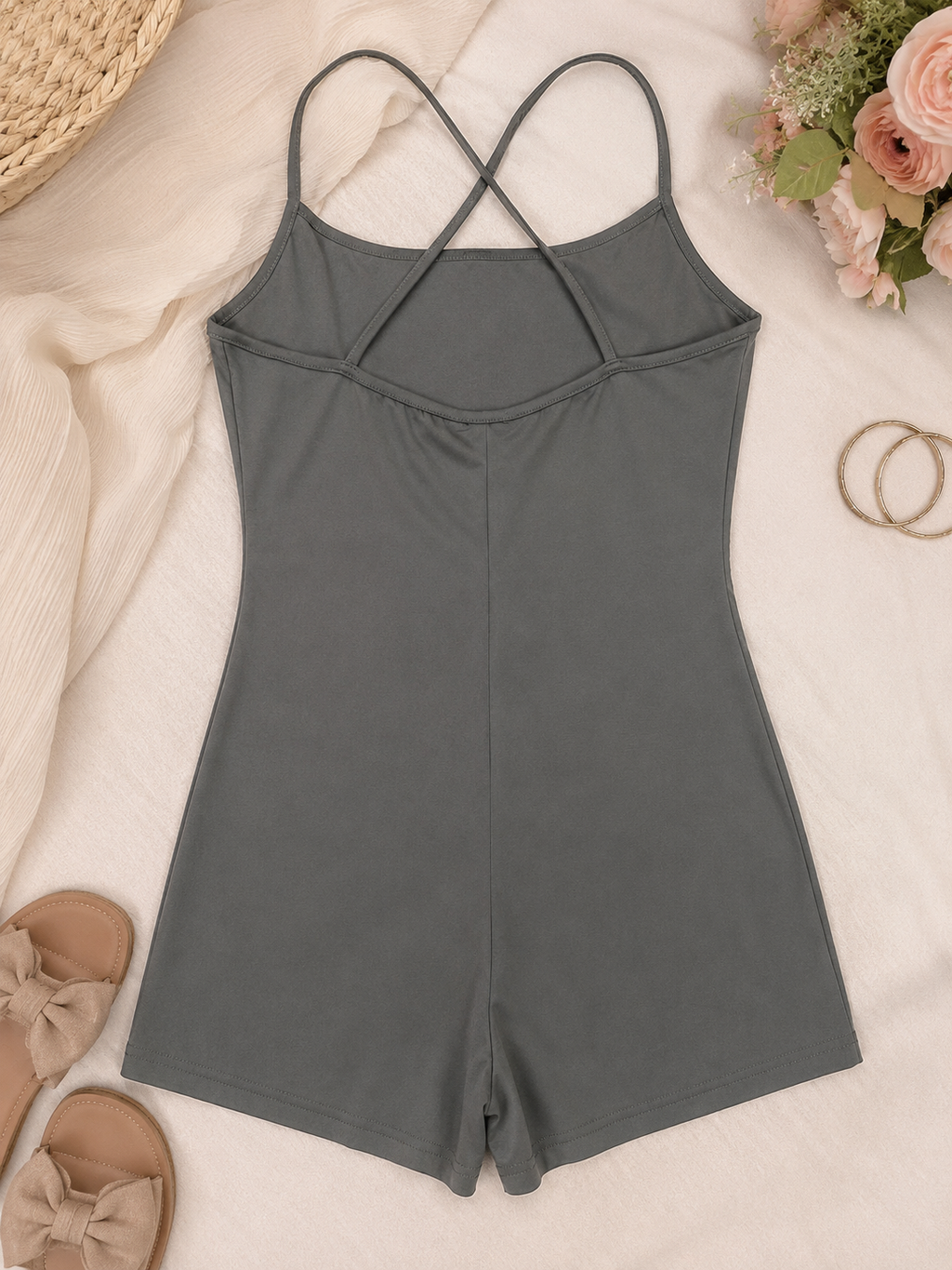 Sculpt Active Romper – Grey